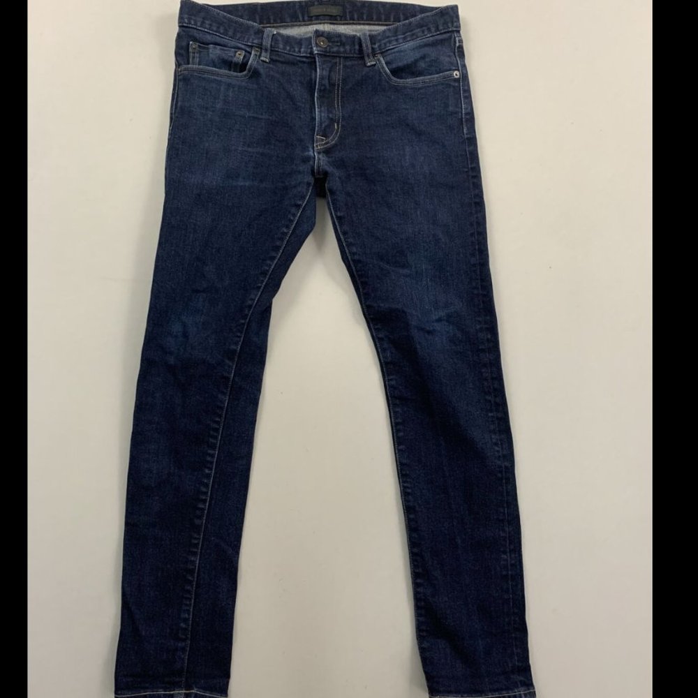 Uniqlo Men's Blue Skinny Tapered Selvedge Denim Jn